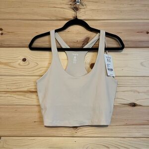Mate Organic Cotton Racer Tank Bone Super Soft Stretch